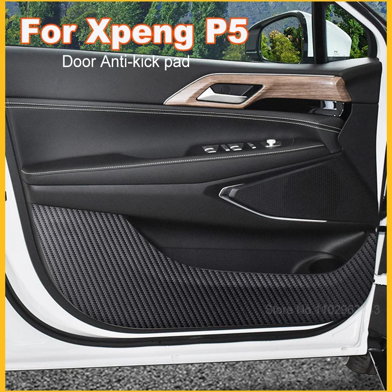 

Car Door Anti-kick Pad For Xpeng P5 Leather Protection Film Stickers Decorative Mat Auto Interior Accessories