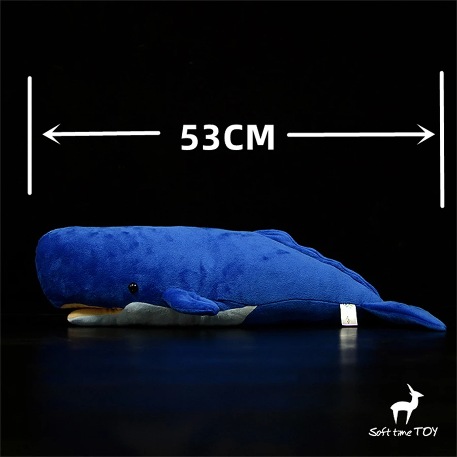 Sperm Whale High Fidelity Anime Cute Cachalot Plushie Pottwal Plush Toys Lifelike Animals Simulation Stuffed Doll Kawai Toy Gift