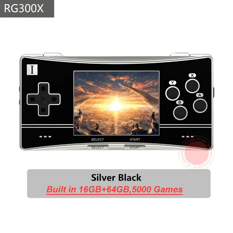 新型Anbernic RG300Xレトロ携帯ゲーム機ミニビデオゲームプレーヤー