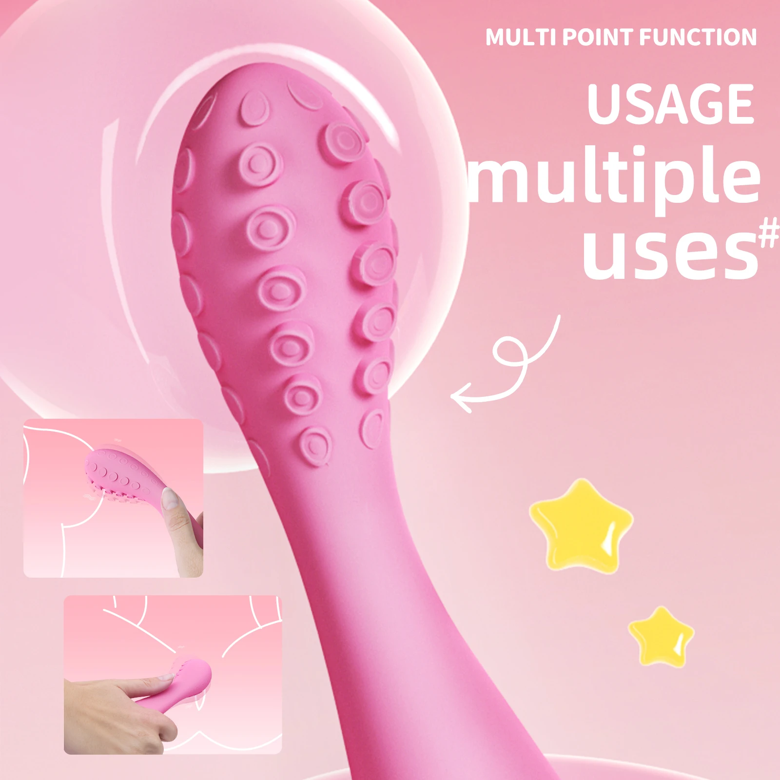 الأخطبوط مصاصة هزاز 10 وضع G-بقعة لعبة الجنس للنساء ، محفز المهبل/الشرج ، لعبة متعة الكبار USB قابلة للشحن #4