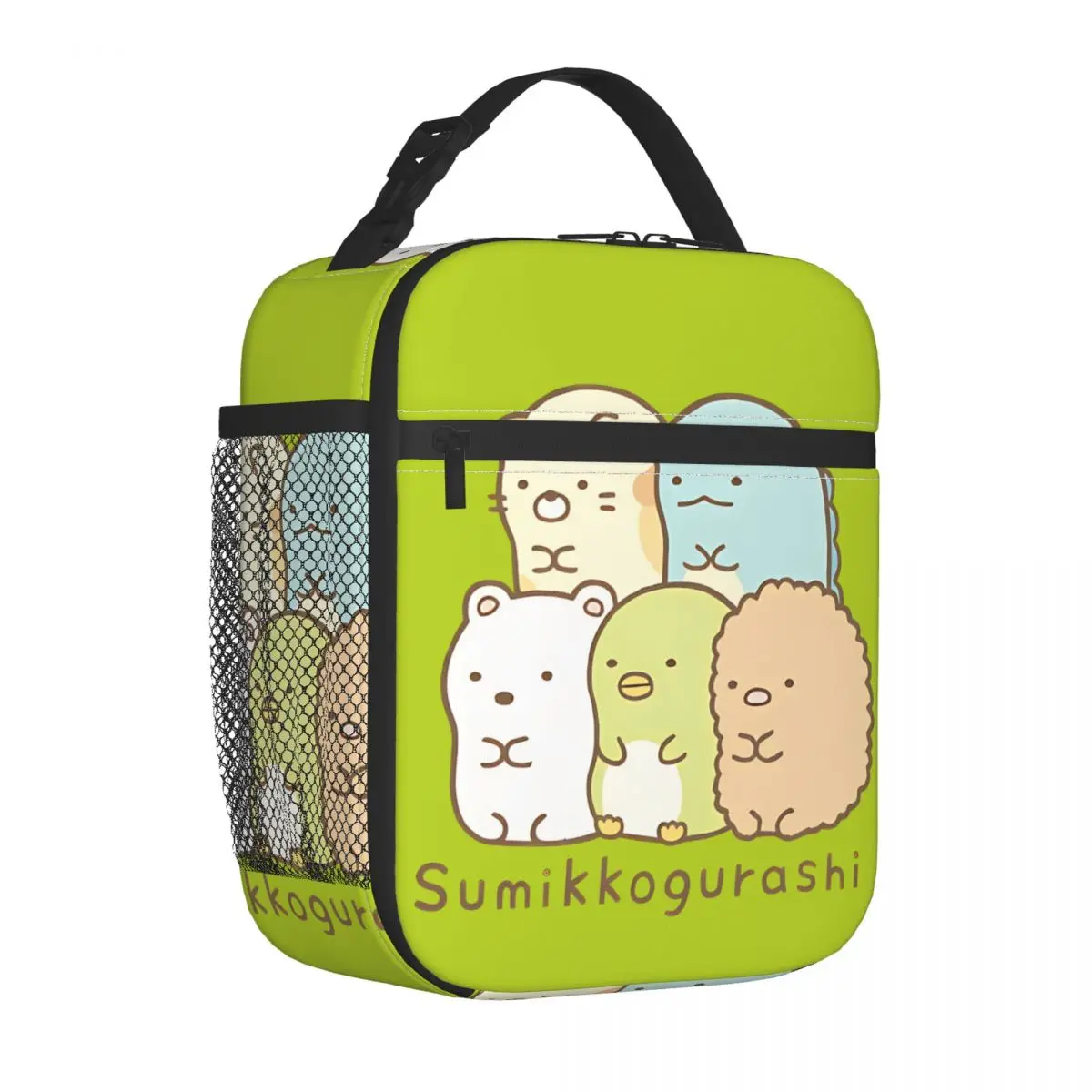 Charming Sumikko Gurashi Group Insulated Lunch Bag Cooler Bag  Lunch Container High Capacity Tote Lunch Box Food Bag