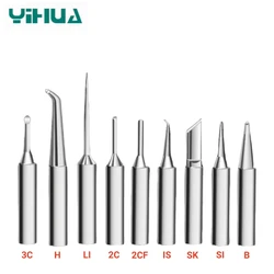 YIHUA 900M-T Series Soldering Iron Tips Pure Copper Lead Free Replacement for 936A 937A Soldering Station Handle Welding Tools