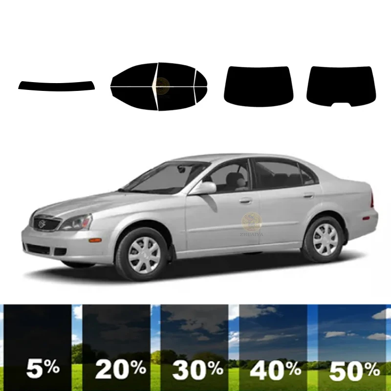 

precut Removable Window Tint Film For Car 100% UVR 5%-35%VLT Heat Insulation Carbon ﻿For SUZUKI VERONA 4 DR SEDAN 2004-2007