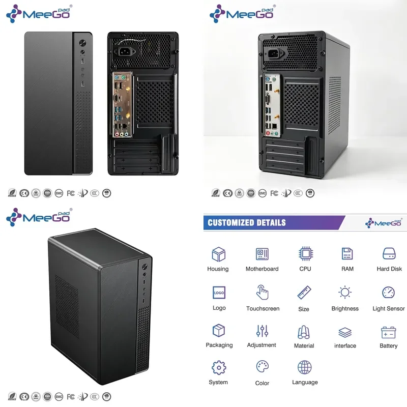 Hot Sale B760 Gaming Desktop Core I5 14600KF I7 14700KF CPU RTX4070 RTX4080 DDR5 RGB Full Aluminum Case Desktop