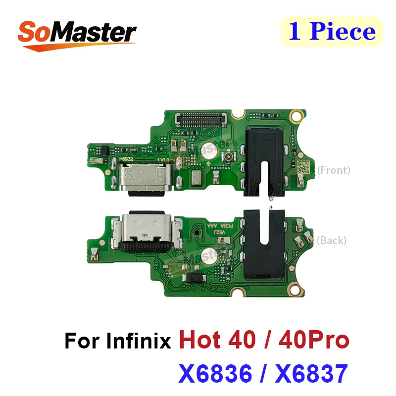 USB Charging Dock Board For INFINIX Hot 30i 30 Play 40i 40 PRO X6831 X6836 X669 X6835 Charger Port Connector Flex Cable Repair image 5