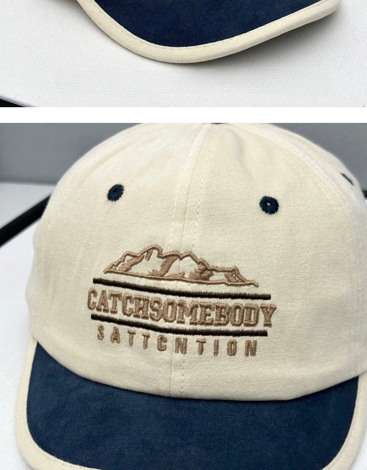 Parent-child Letter Short Brim Baseball Cap Women's Spring and Summer New Korean Versatile Cap Men's Soft Top Sunscreen Visor