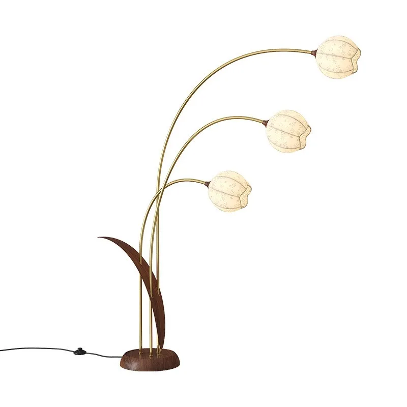 Floor lamp, retro study next to the sofa in the living room, bedside ambient lamp in the bedroom