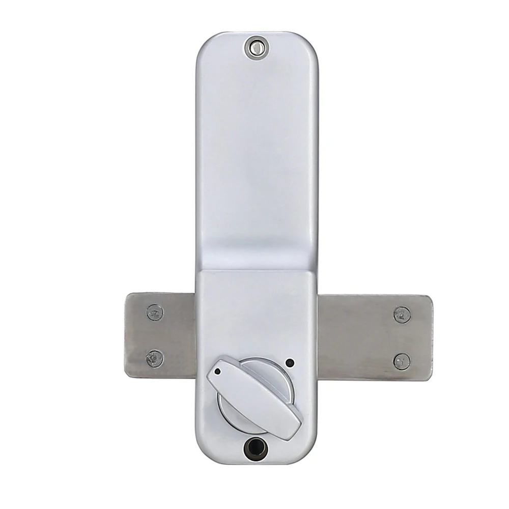 Mechanical Keypad with Adjustable Thumb Knob, Single-Side Zinc Alloy Waterproof Keyless Gate Lock, for Home Office view 3
