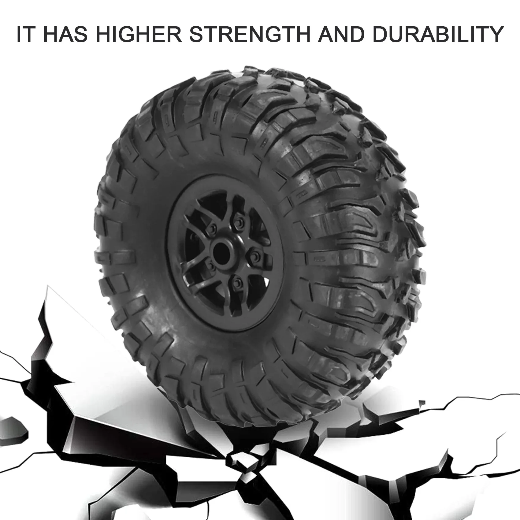 ABHW 4Pcs RC Car Tires Tyre Wheel Upgrades Accessories for MN D90 D91 D96 D99 MN90 MN99S 1/12 RC Car Spare Parts
