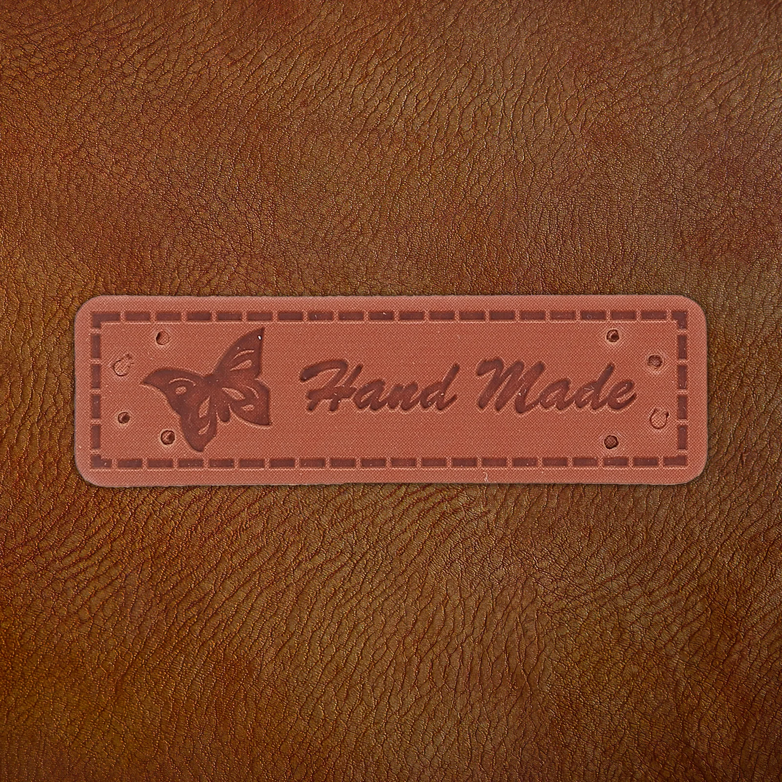 

140Pcs Handmade Tags Labels PU Durable Fade Resistant DIY Crafts Made with Love Tags Crochet Accessories