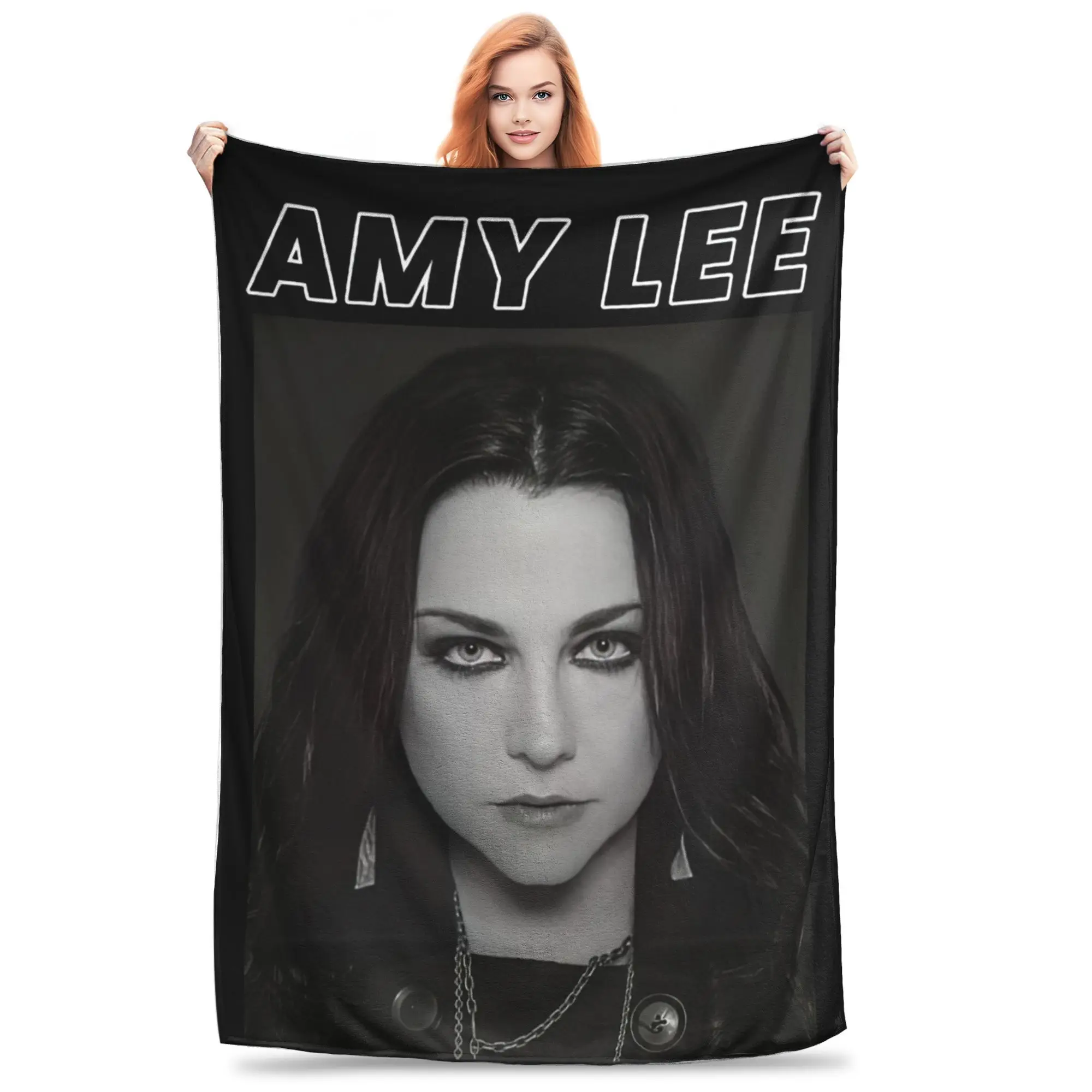 

Evanescence Band The Doll Who Sang in the Dark Fleece Throw Blanket Blanket for Bedding Lightweight Plush Thin Quilt,