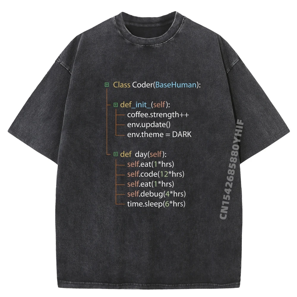 

Футболка с принтом, кодирование питона для черной рубашки, футболки с рисунком, мужские удобные потертые майки, мужская одежда