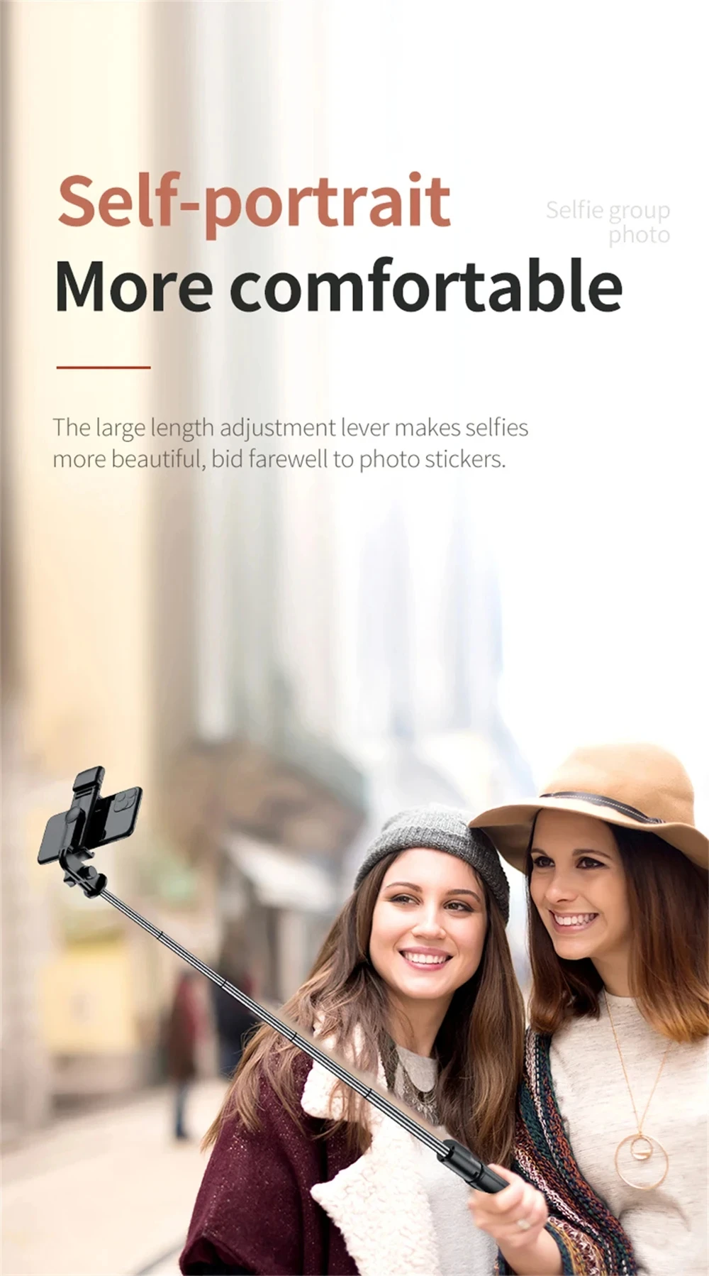 3In1 Bluetooth Wireless Selfie Tripod With Fill Light Shutter Remote Control Portable Foldable Monopod For I Smart_voghion.com