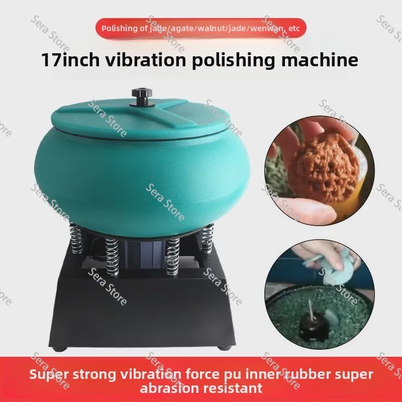 Small and Medium-sized Polishing Machines for Vibrating Polishing of Jade, Agate, and Metal. Metalworking Impact Machine Barrel.