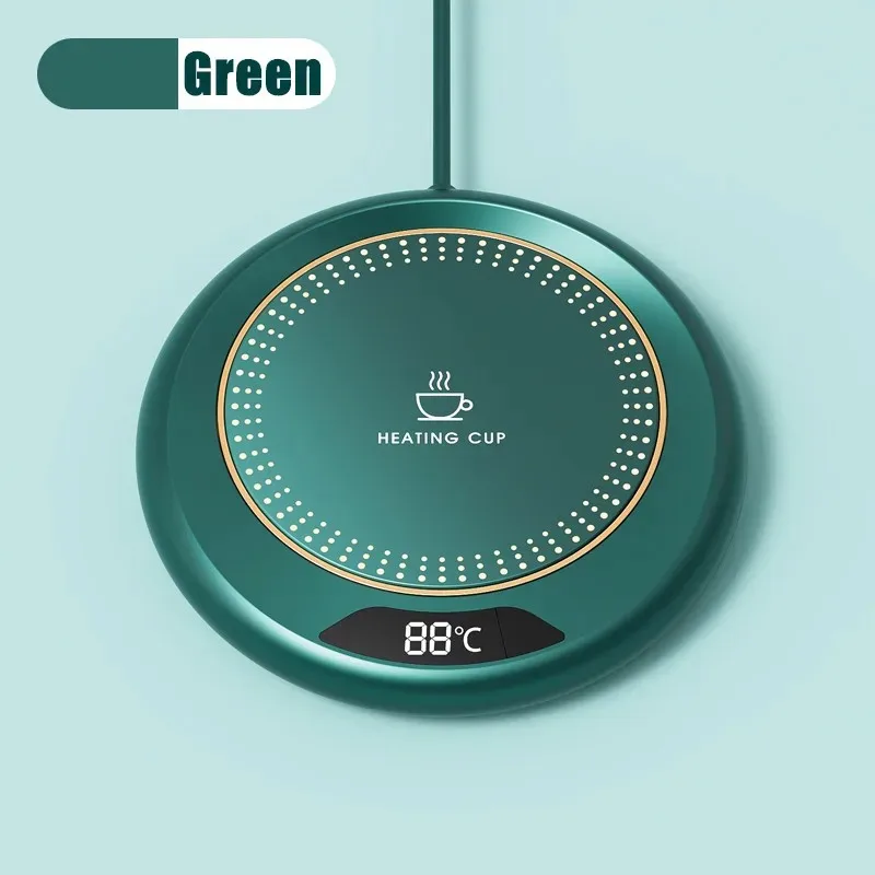 New USB Cup Warmer 3 Temperature Settings Thermostatic Coffee Mug Heating Coaster Hot Plate Milk Tea Water Heating Pad Heater