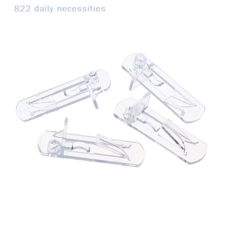 10Pcs Clear Shelf Support Pegs Non-Scratch Plastic Shelf Holder Pins for Cabinet Closet Bookshelf Furniture Accessories