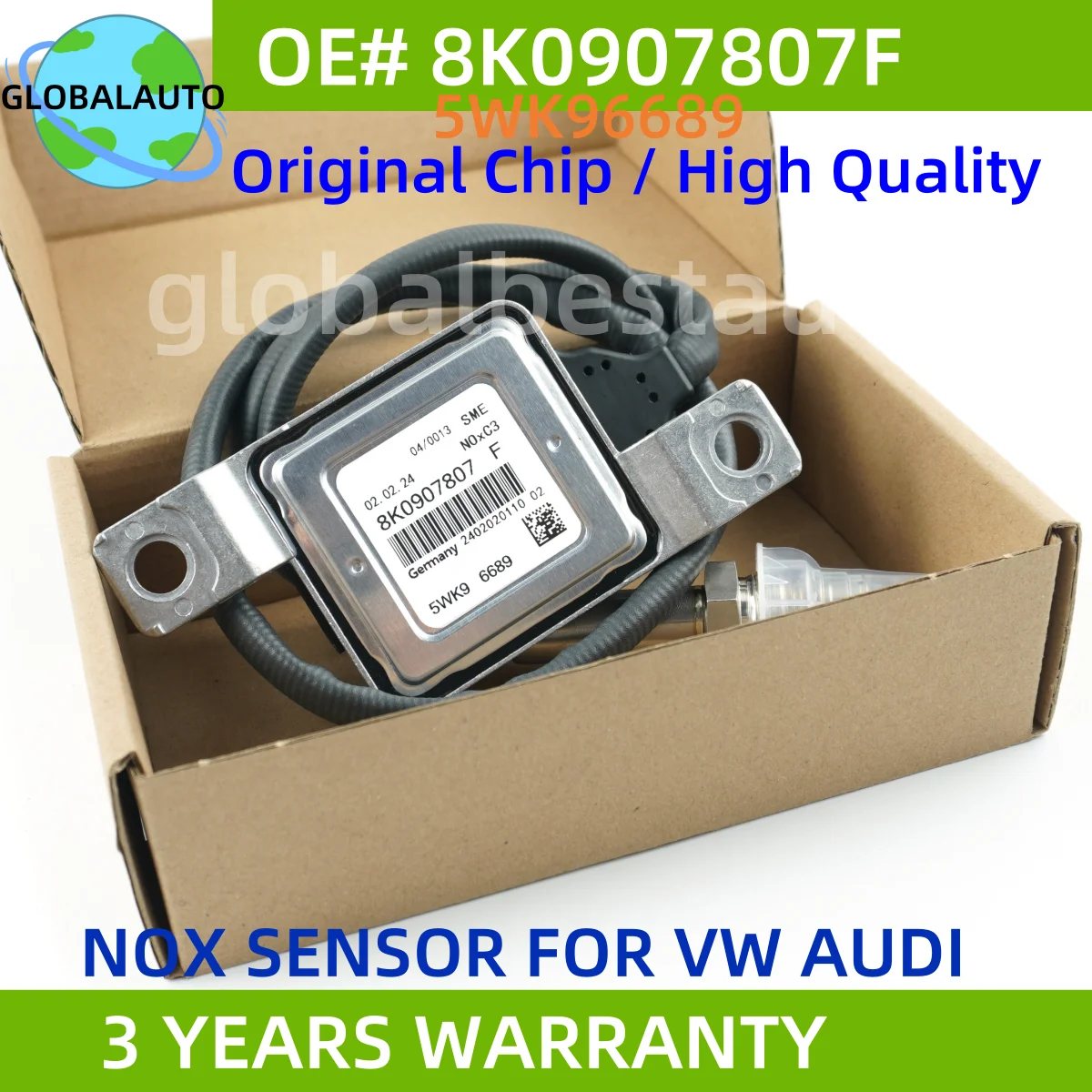 

8K0907807F 5WK96689 High Quality New Nitrogen Oxide Nox Sensor Fits For Volkswagen Touareg 11-16 3.0L V6