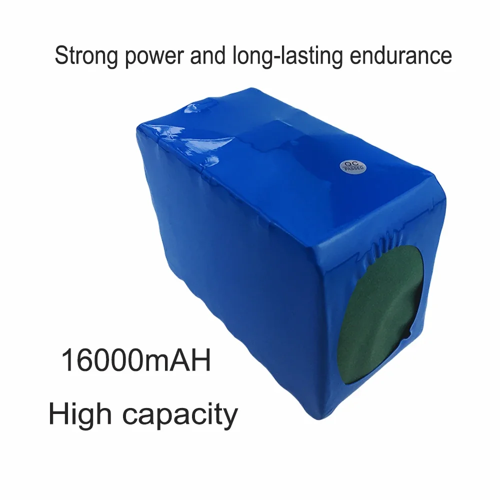 Paquete de batería de iones de litio 29,4 V 18650 7S5P 16000mAH, Placa de protección BMS inteligente integrada, con cargador