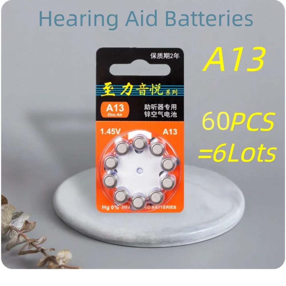 10-100 STKS Zenipower Gehoorapparaat Batterijen A13 13A 13 P13 PR48 Zink Lucht Batterij