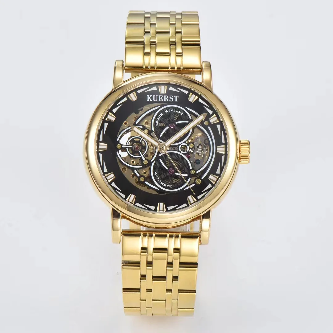 Round Plate Watch Women Men Luminous Watch Automatic Watch Waterproof Mechanical Watch