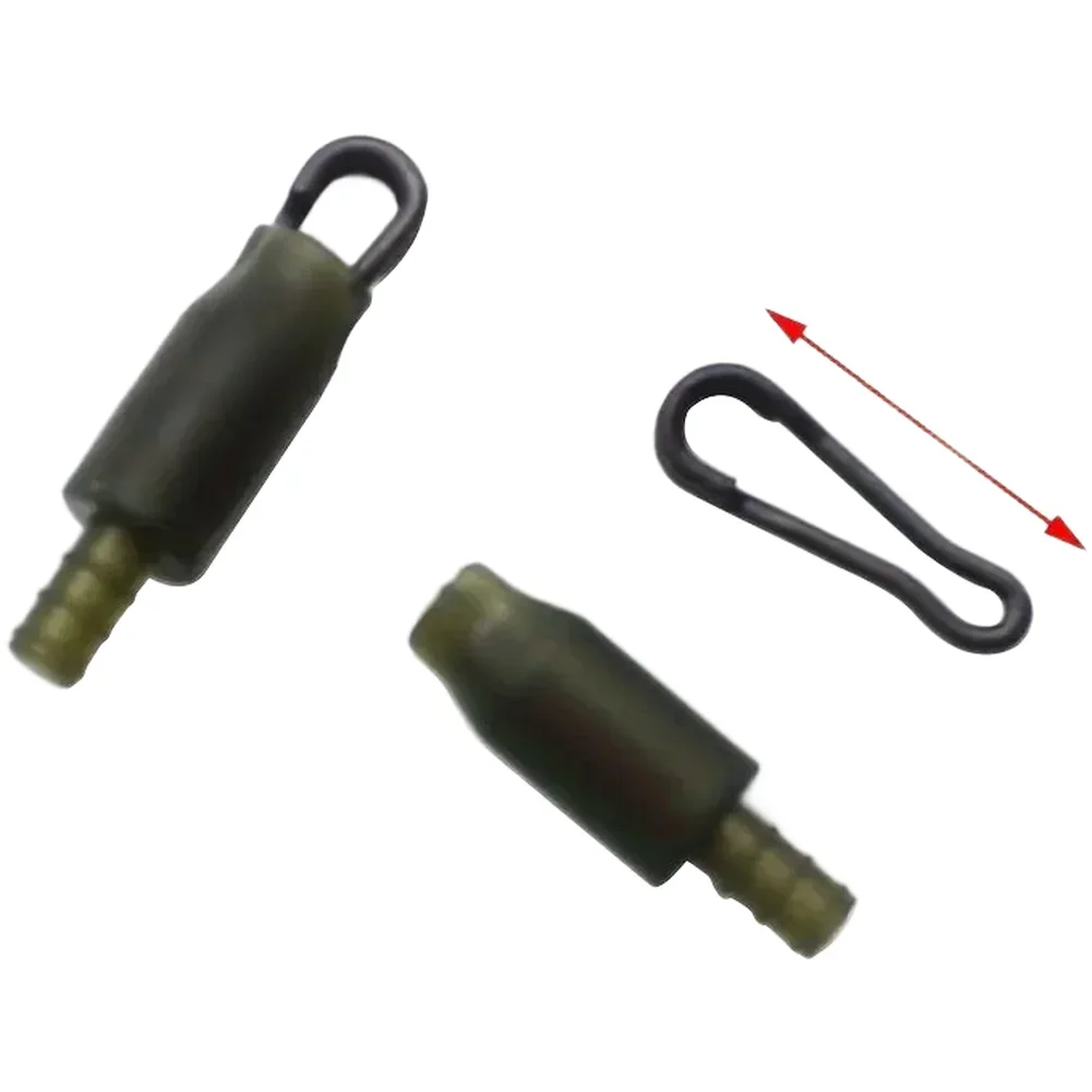 Rubber For carp Fishing Connector - Quick Change Rig Accessory 20mm Size with 0.65mm Line Hole for Smooth Threading