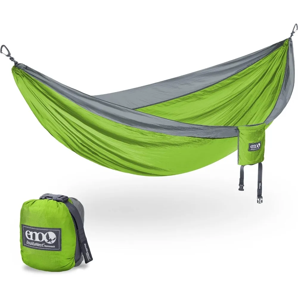 

DoubleNest Hammock - Lightweight, Portable, 1 to 2 Person Hammock - for Camping, Hiking, Backpacking, Travel, a Festival