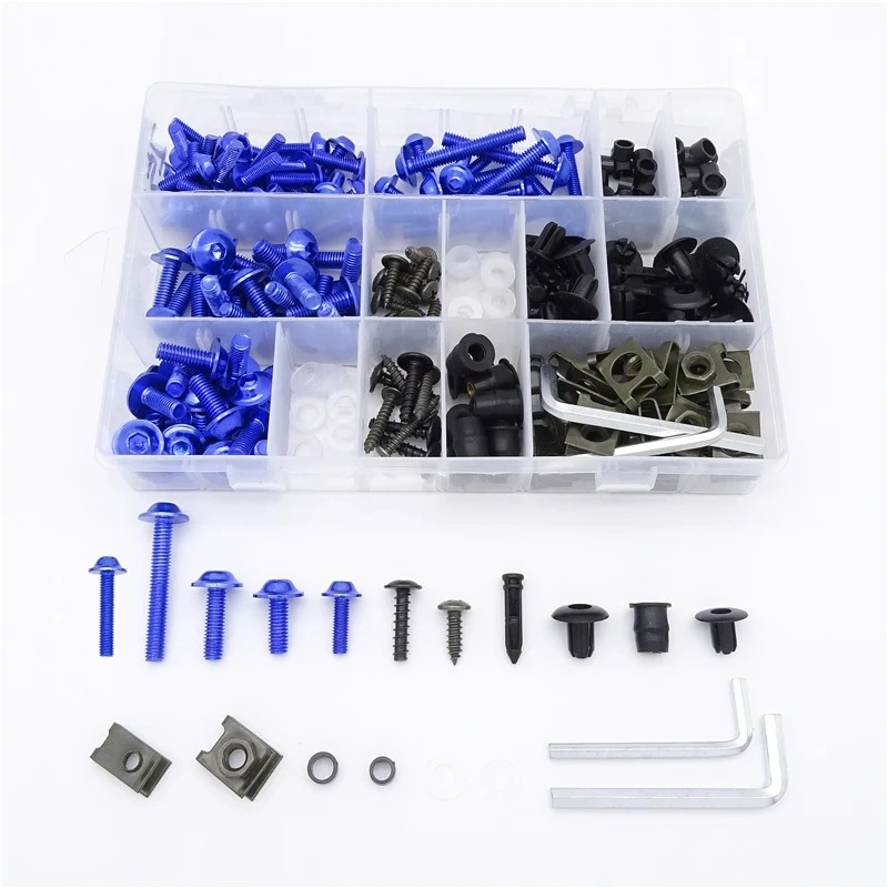 

Universal Motorcycle Fairing Bolt Screws Nut Kit for Kawasaki Z750 Z400 Z900 Z800 Z1000 Z650