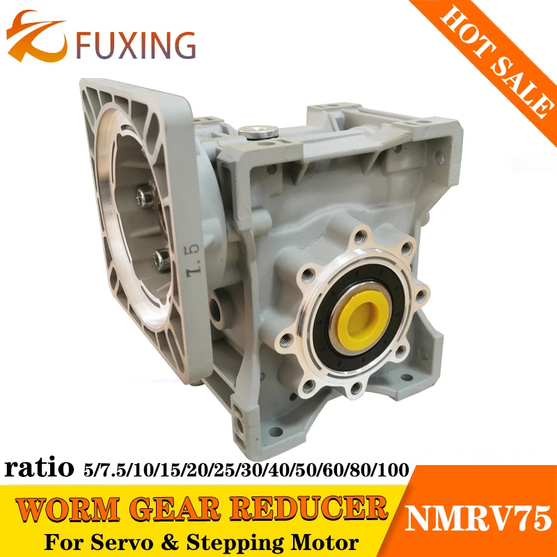 Imagem -05 - Precisão Worm Redutor de Engrenagem para Nema23 Stepper Motor de Passo ou Servo Motor 100w 810 Backlash Arcmin Hs30 Caixa de Velocidades Nmrv030 Alta