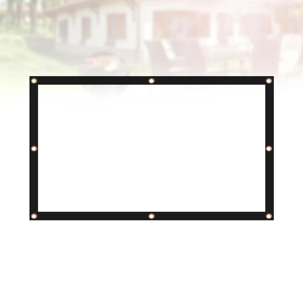 

1PC Projector Screen Portable Projector Screen White High End Fiber Projection Screen Synthetic Projector Special Screen for Bus