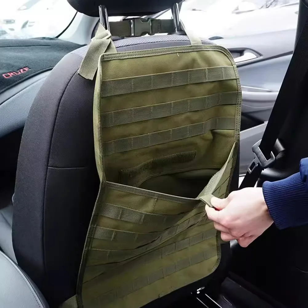 Car seat storage bag, car seat back hanging bag, storage bag, fabric kick-proof, multi-functional storage