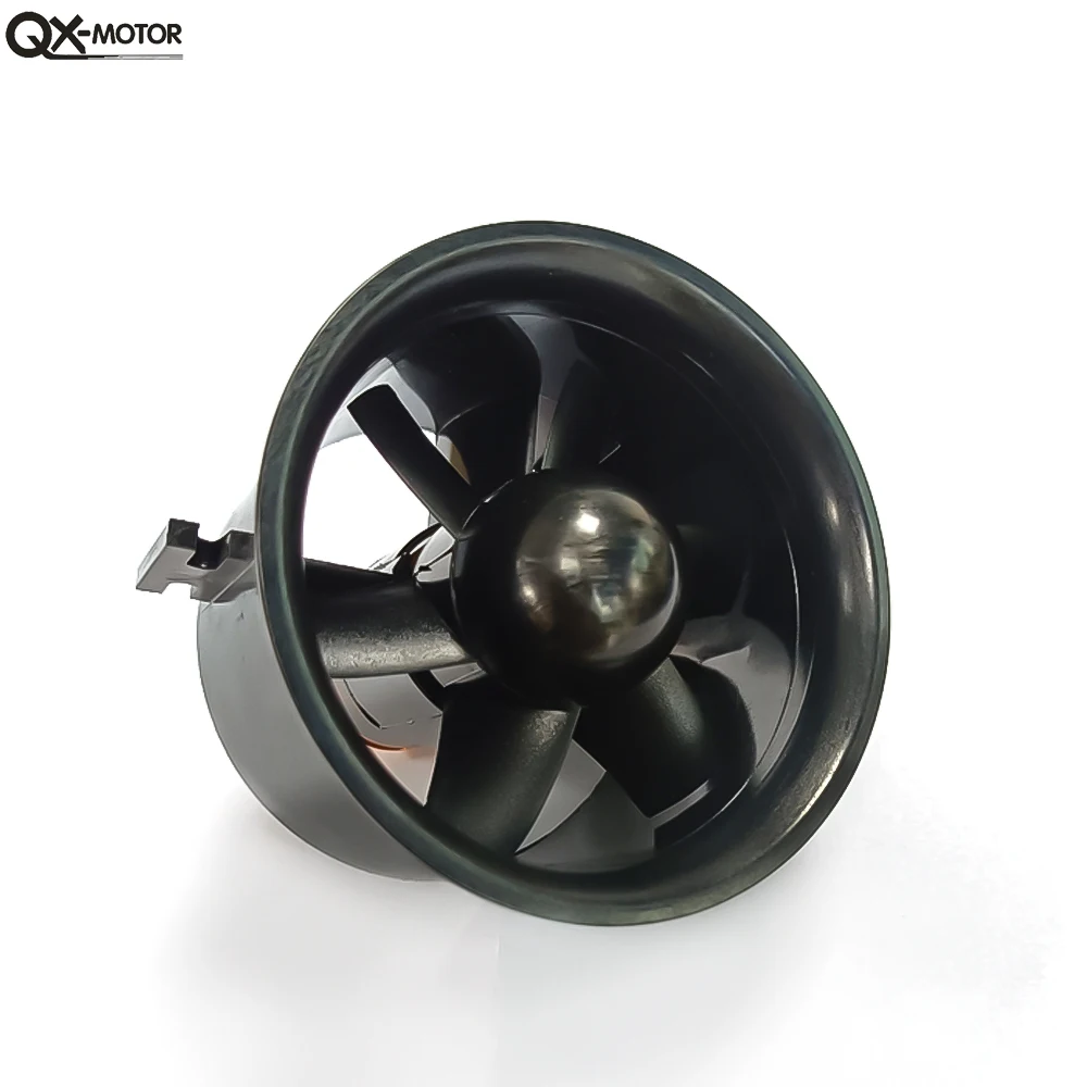 QX-Motor 70mm 6 Blades Ducted Fan EDF With 2827 2300KV 3500KV 3800kv Brushless Motor For Jet Multicopter Drone Fixed-wing Parts