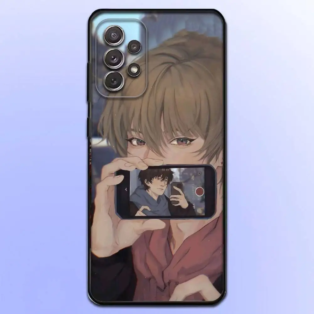 L-Lost In The C- Cloud Funda de teléfono para Samsung S25,S24,S21,S22,S23,S30,Ultra,S20,Plus,Fe,Lite,Note,10,9,5G Funda negra