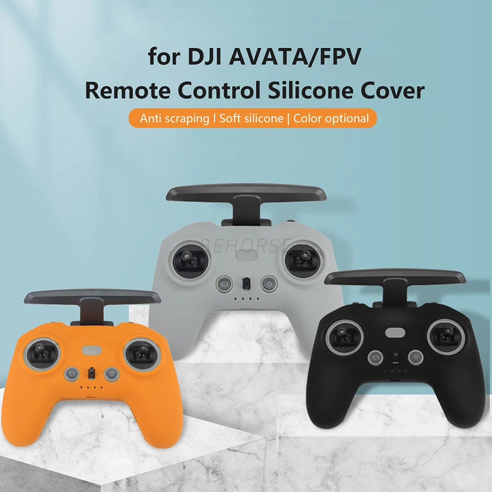 Silicone Cover For FPV Combo Remote Controller Lanyard Neck Strap Sweatproof Dustproof For DJI Avata Drone Accessorries