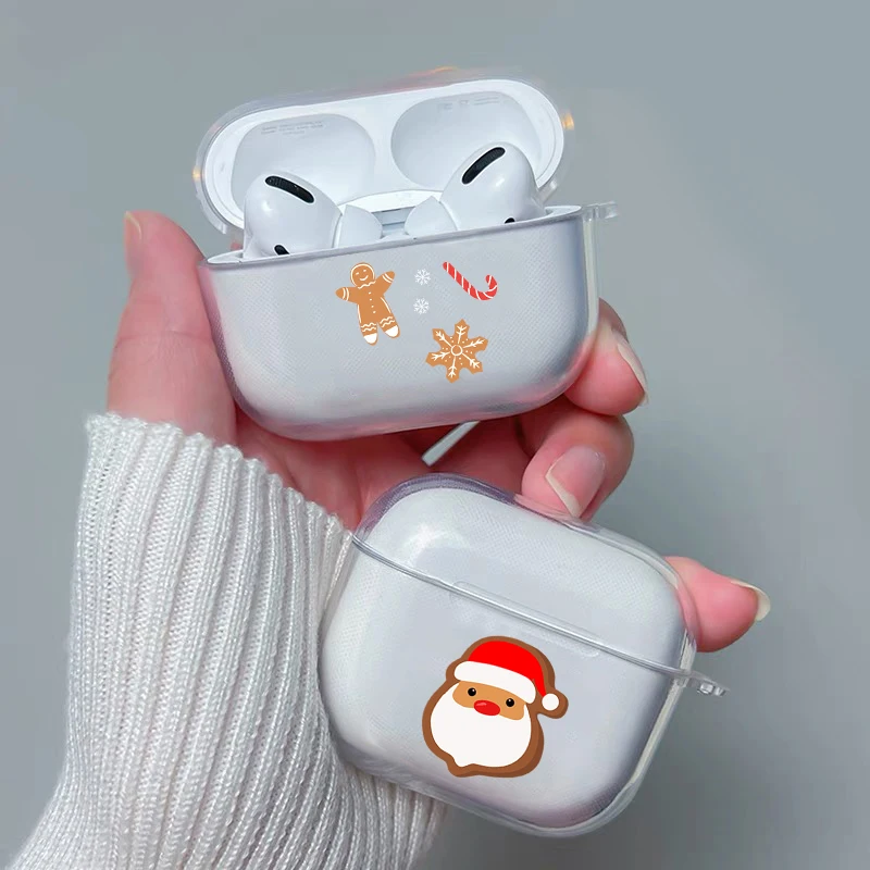 

Funny Cartoon Christmas Santa Earphone Case for Airpods 4th 3rd 2 Pro Soft Cover for Airpod 2 3 1 Protective Accessorie Shell