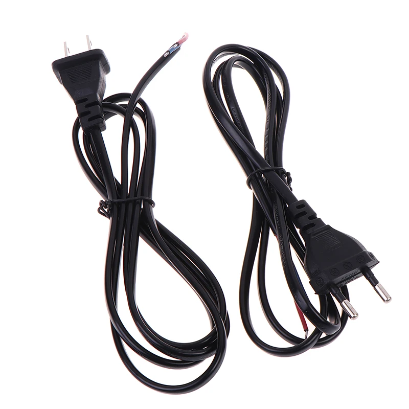 EU US Plug Power Extension Cable 1.5M*0.75 Power Supply Cord For Electrical Sockets Outdoor Lamp Bulb Light