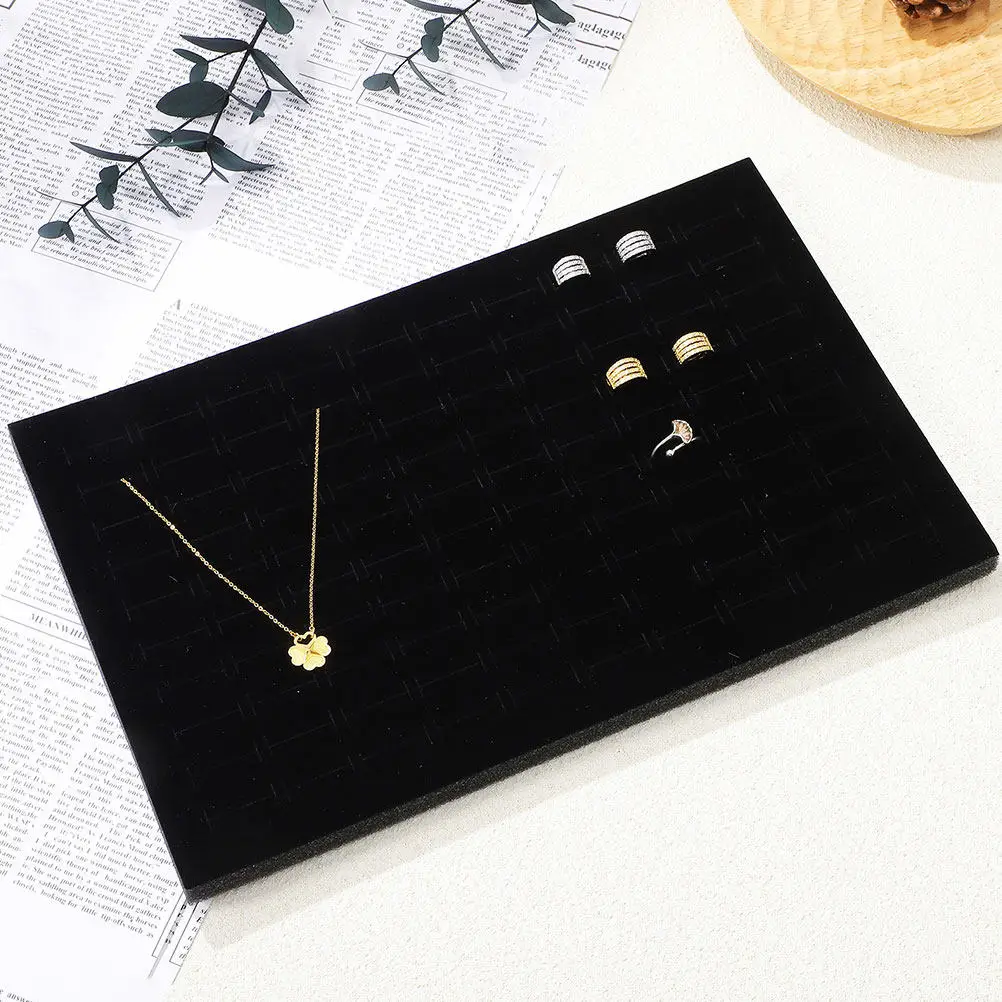 

8Pcs Universal Fit Jewelry Sponge Insert Ring Holder Earring Display Pad for Jewelry Box Organizer Protective Display Tray