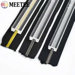 Meetee DIY Handmade Leather Tools 3#5# Zipper Gluing Anti-overflow Ruler Plastic Zippers Glue Tool Tailoring Sewing Accessories