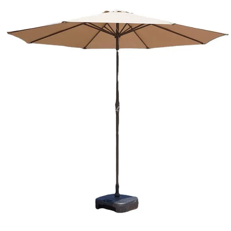 Outdoor fishing umbrella Outdoor canopy umbrella Sunshade sun and rain dual-purpose hand-cranked design Easy to open umbrella