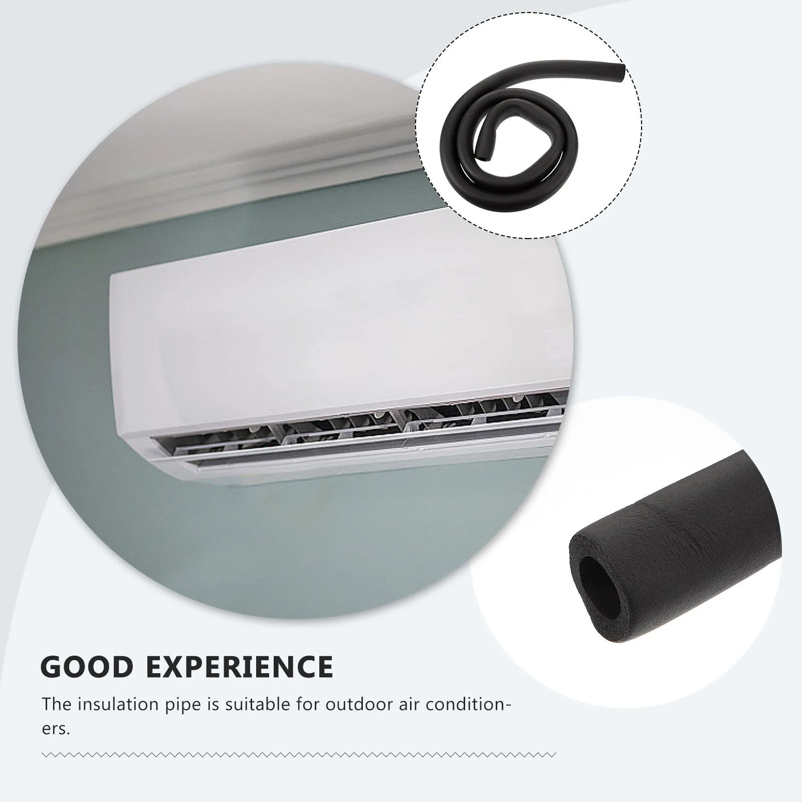 

Гибкая резиновая изоляционная втулка, покрытие для труб, наружная вода, сантехника, сохранение тепла, изоляционные чехлы для трубок для зимнего воздуха