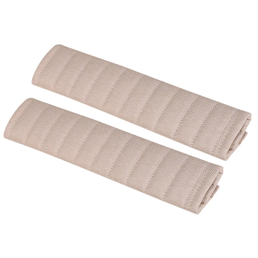 

2pcs Safety Belt Shoulder Covers Car Cushions Universal Premium Comfort Auto Reusable Hook Loop Easy Install For