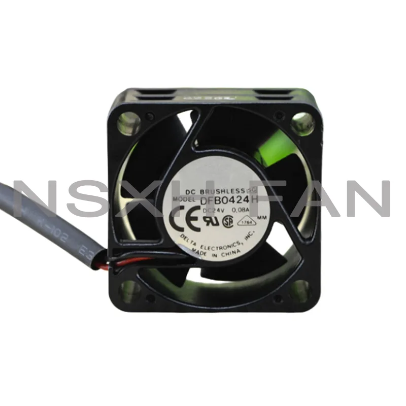 Ventilador de refrigeración, 4020, 4CM, DC24V, 0.08A, DFB0424H