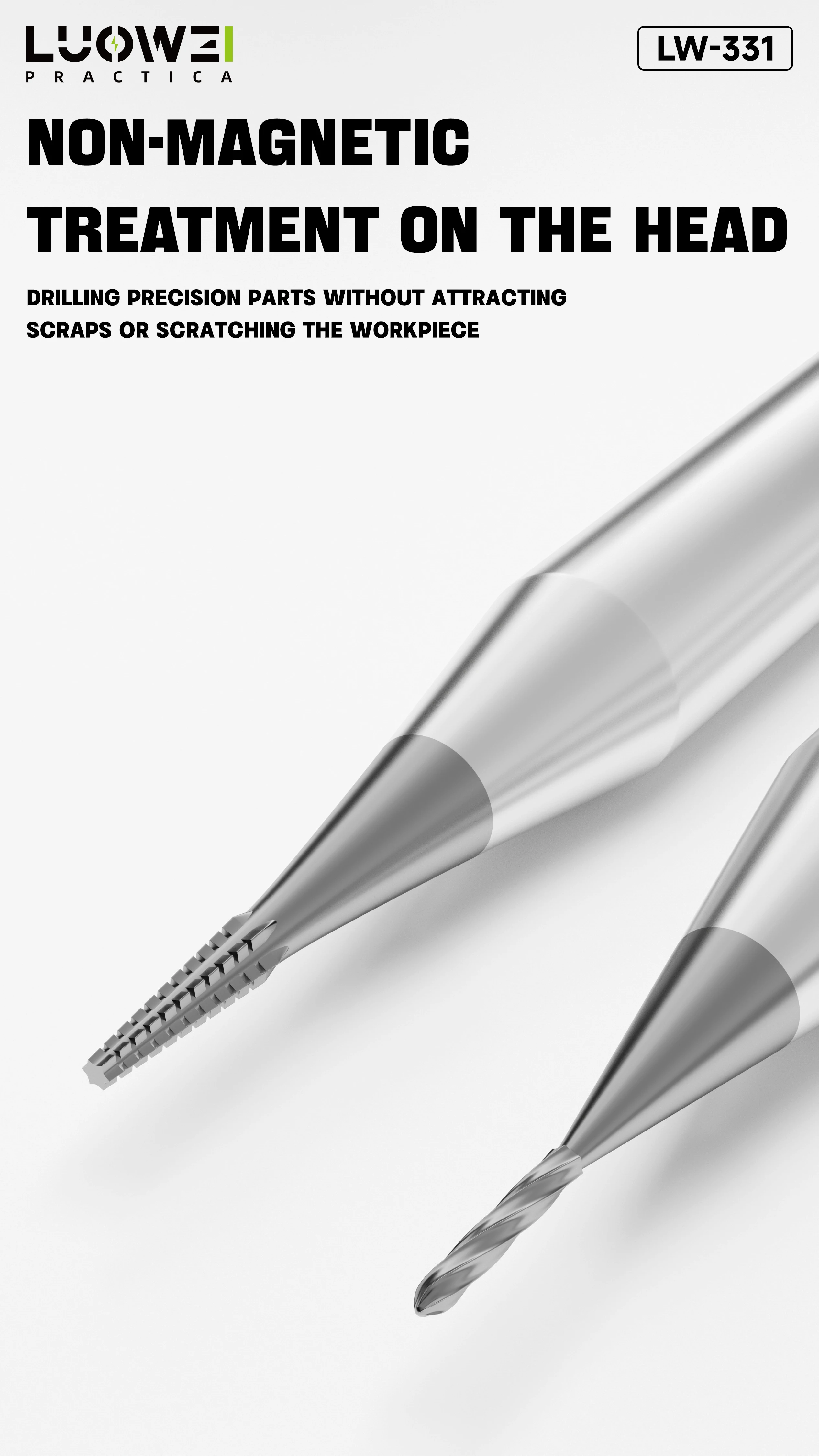 LUOWEI-331 Gestripte schroeftrekker 2-borenset - Hoge compatibiliteit, perfect voor demontage van afgeronde/staande schroeven