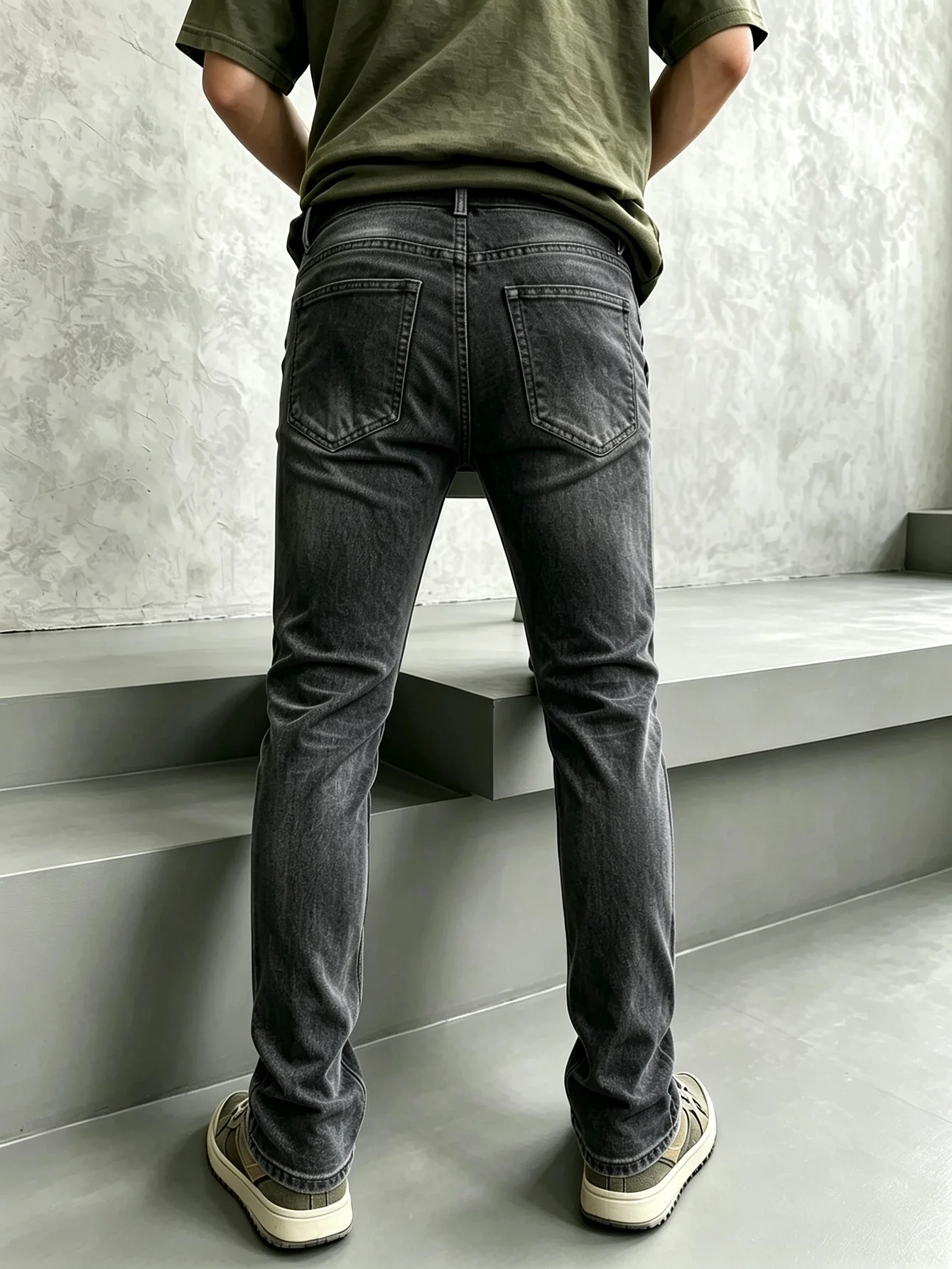 Stone Washed Y2K Trendy American Street Loose Fit Baggy Denim Jeans Skate Hip Hop Casual Pants, Unique Surprise Birthday Gift fo