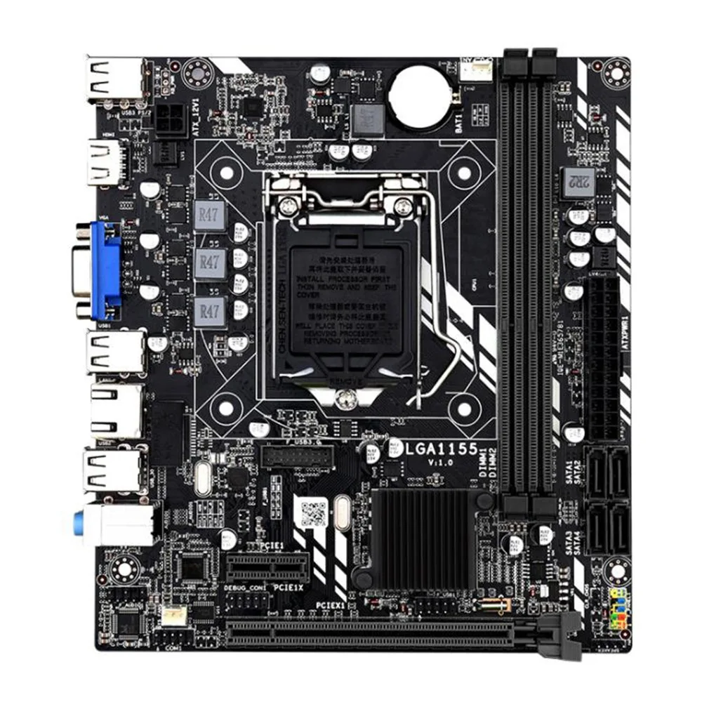 LGA 1155 Motherboard for Intel Core I3/I5 /I7/Pentium / Celeron LGA1155 DDR3 M-ATX Intel Motherboards H61