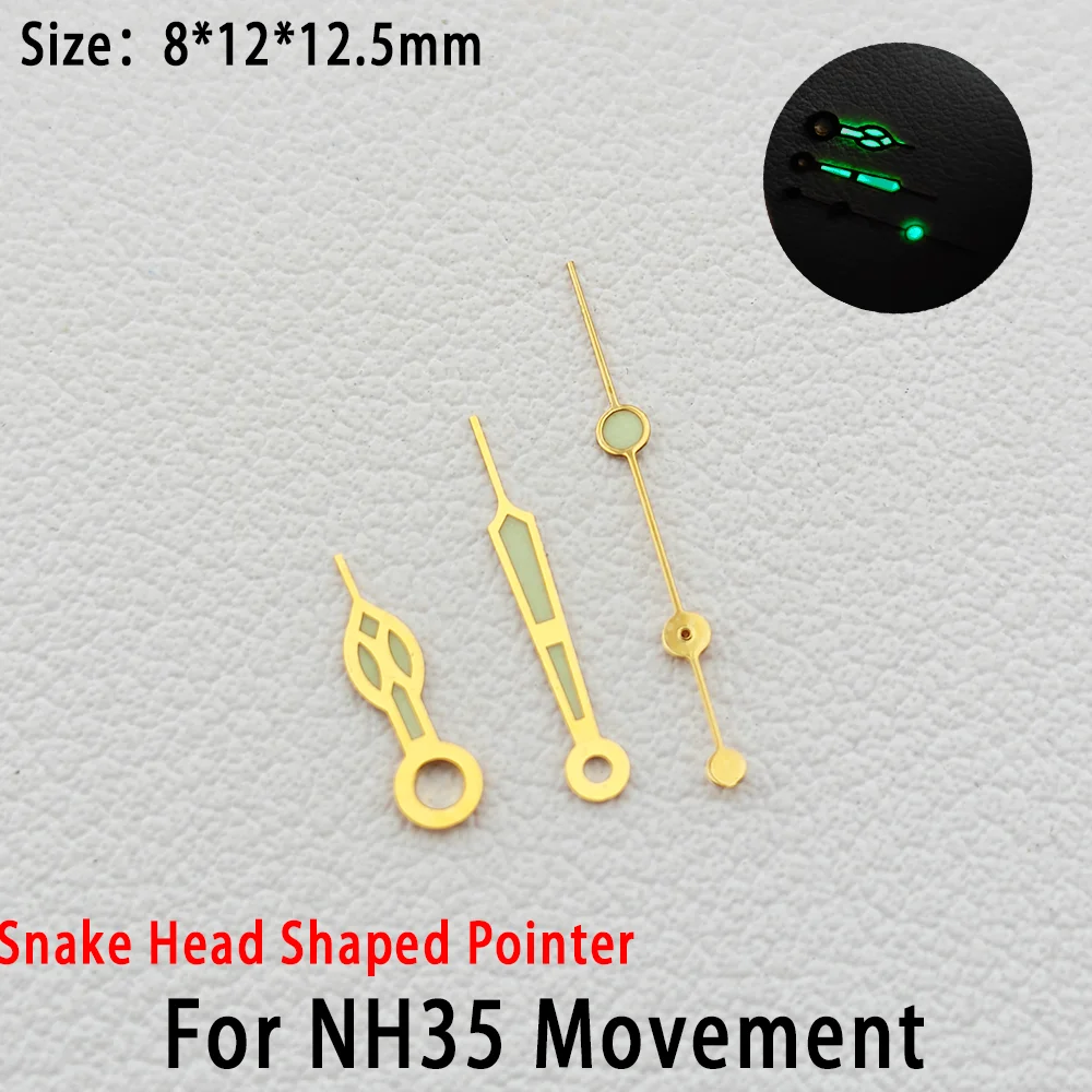 Snake Year Sales Edition Snake Head Shaped Pointer Suitable for NH35/NH36 Automatic Mechanical Movement Pointer Watch Accessorie