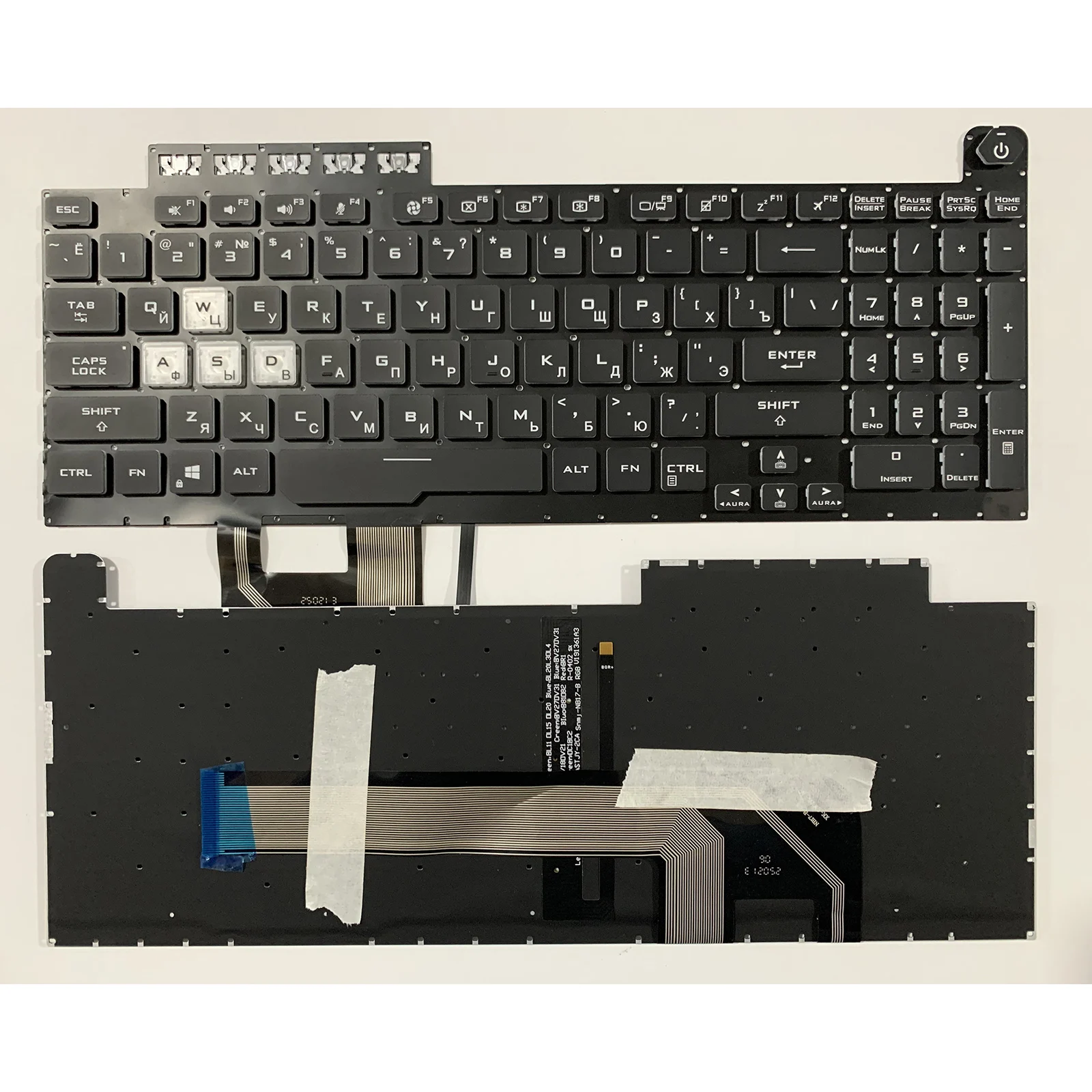 RU Layout for ASUS TUF Gaming FX506 FA506 FX706 FA706 F15 FA506Q FX506L  Laptop Keyboard