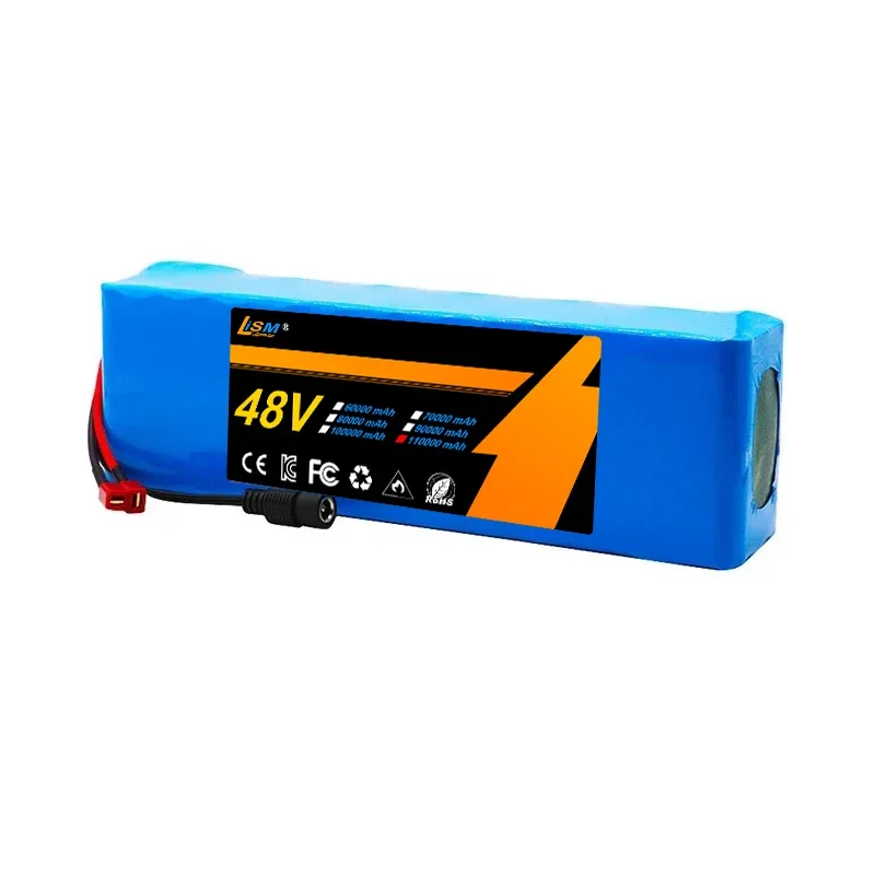 Brand new13S3P 48V 110Ah 20000W DC/T Lithium ion Battery Pack 110Ah For 54.6vcharger with BMS