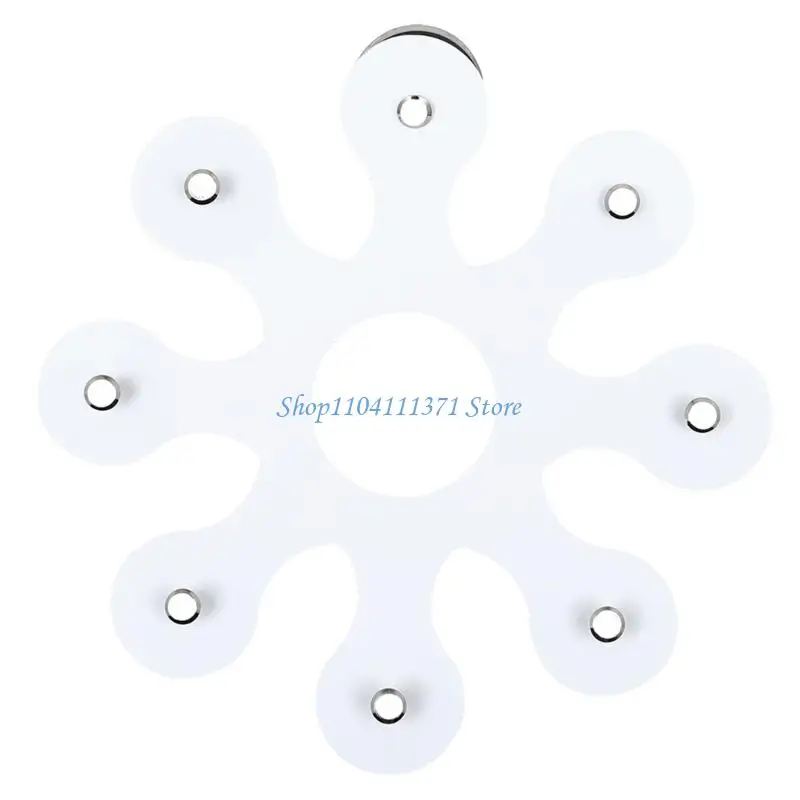 

P9FC Multifuntional Cymbal Bells Drum Cymbal Rings Metal Drum Tambourine for Drum