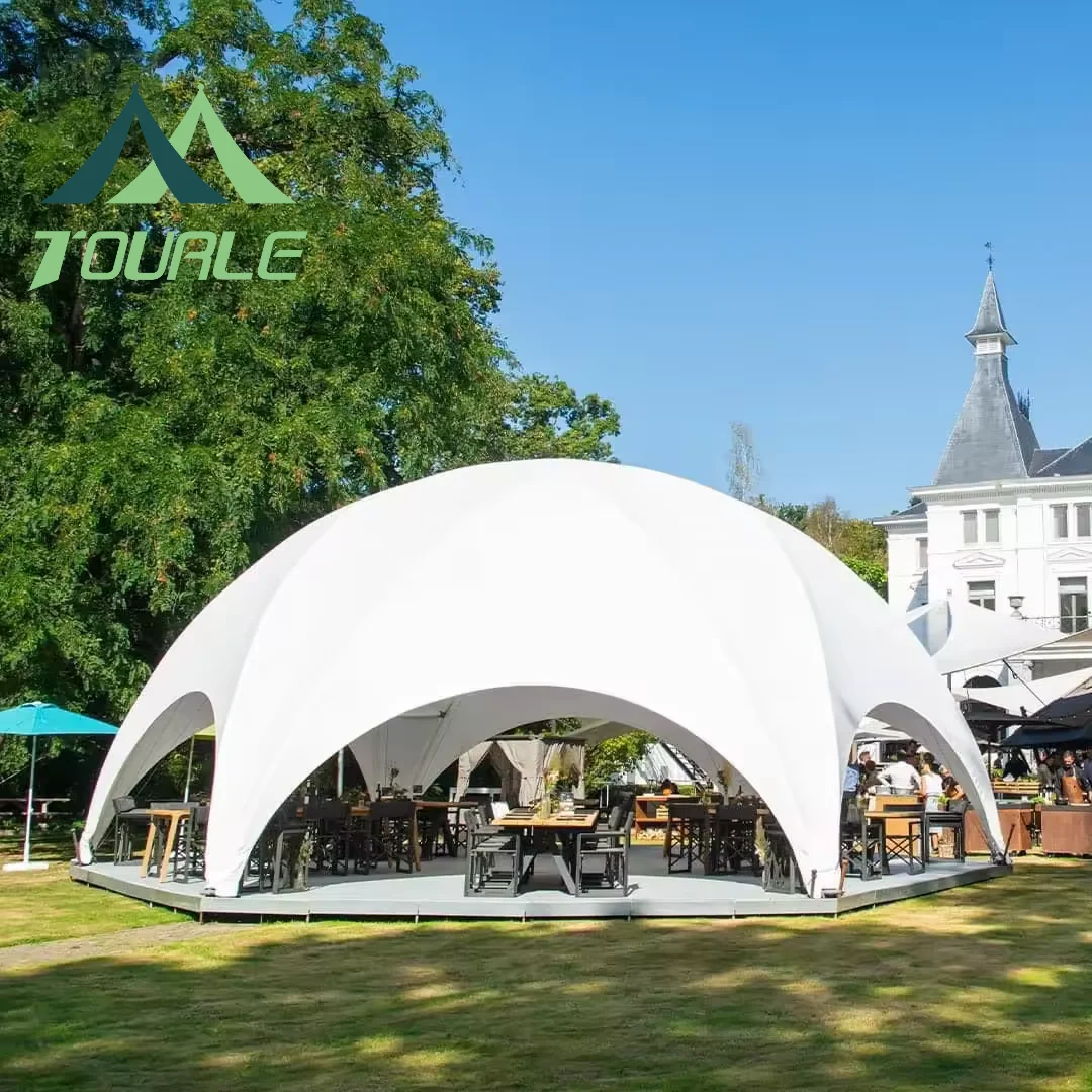 Tourle Tent Outdoor Popular Wedding and Advertising Arch Canopy Crossover Dome Garden Tent Large-Scale Event Tent