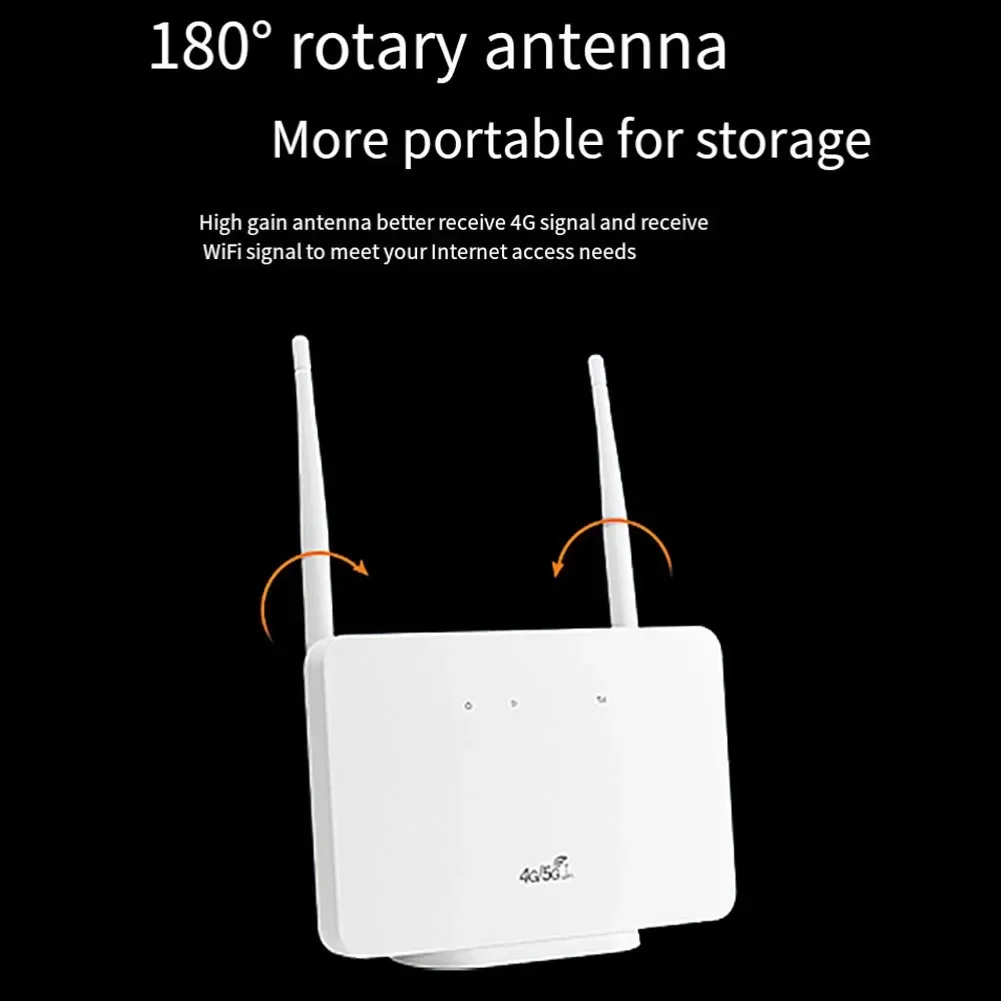 4G Wireless Router 300Mbps 4G LTE CPE Router Wireless Modem LAN WAN External Antenna Hotspot With Sim Card Slot